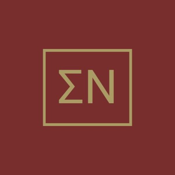 Dark Blue & Gold Elegant Luxury Brand Studio Letter Initials Square Logo(1)